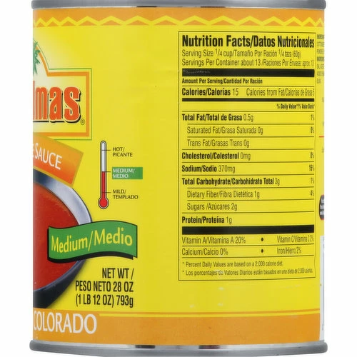 LAS PALMAS Red Chile Sauce, Medium, 28 Ounce 5 LAS PALMAS Red Chile Sauce, Medium, 28 Ounce - Image 3