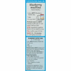 Jiffy Muffin Mix, Blueberry, 7 Ounce -Delicious Food Shop e64f78d0 061c 4e29 b0b4 95032e295afb