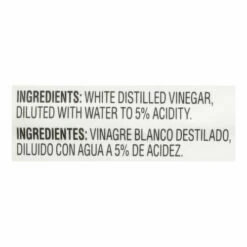 Four Monks Vinegar, White, Distilled, 1 Gallon -Delicious Food Shop e760b834 3ecd 4aef a5a2 b7455b6b2549