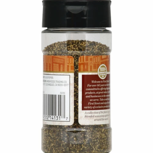 First Street Black Pepper, Ground, 2.8 Ounce 3 First Street Black Pepper, Ground, 2.8 Ounce