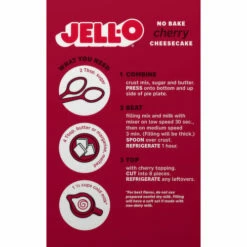 Jell-O Dessert Kit, Cherry Cheesecake, 17.8 Ounce