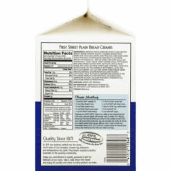 First Street Bread Crumbs, Plain, 5 Pound 7 First Street Bread Crumbs, Plain, 5 Pound -Delicious Food Shop eab29e2b 4d86 401b bb08 640c74baeaa7