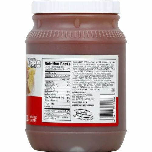 First Street Cocktail Sauce, 64 Ounce 5 First Street Cocktail Sauce, 64 Ounce - Image 3
