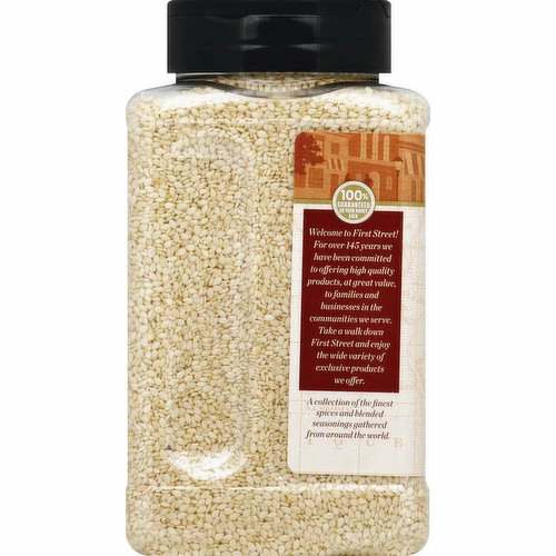 First Street Sesame Seeds, Whole, 13 Ounce 4 First Street Sesame Seeds, Whole, 13 Ounce - Image 2