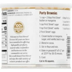 First Street Baking Cocoa, 8 Ounce