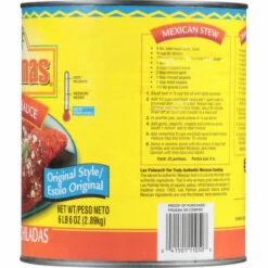 Las Palmas Enchilada Sauce, Mild, Original Style, 102 Ounce -Delicious Food Shop f0cb8a61 471e 4f07 ae2d 392aa0aa6f23