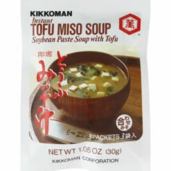Kikkoman Instant Soup, Soybean Paste With Tofu, Tofu Miso, 3 Each