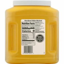 FIRST STREET Mustard, Yellow, 105 Ounce