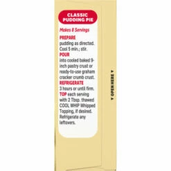 Jell-O Pudding & Pie Filling, Vanilla, Cook & Serve, Family Size, 4.6 Ounce -Delicious Food Shop f3830162 501c 4d33 b971 fe6ea050fb99