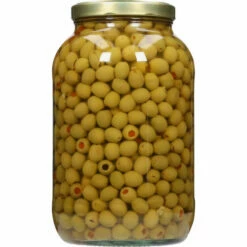First Street Manzanilla Olives, Pimento Stuffed, Premium, 80 Ounce