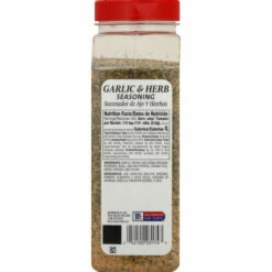 McCormick Seasoning, Salt Free, Garlic & Herb, 20 Ounce